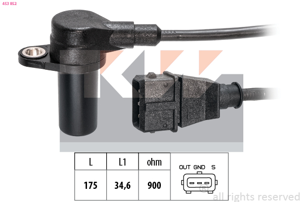 Senzor impulsuri, arbore cotit 453 852 KW